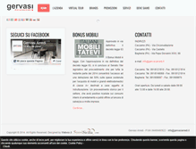 Tablet Screenshot of gervasiarredi.it